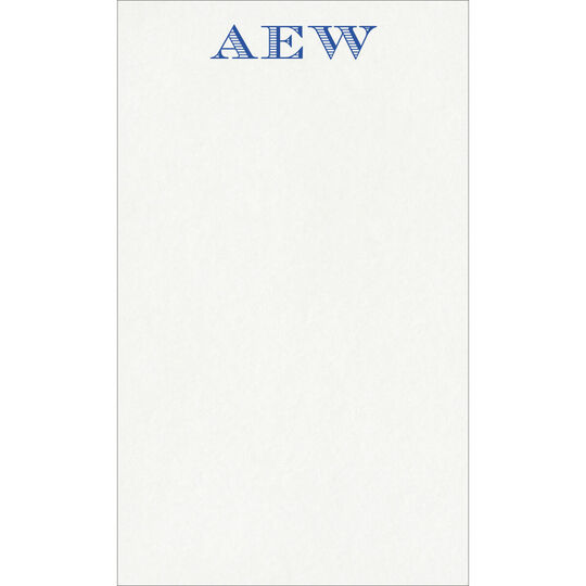 Exeter Pearl White Jotter Cards